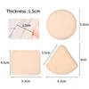 1-10pcs Round Square Triangle Shape Makeup Sponge Puff Dry Wet Dual-use Soft Cotton Candy Air Cushion Foundation Powder Puff 6