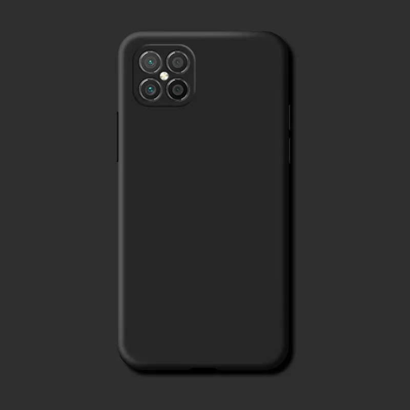 Shockproof TPU Liquid Silicone Protective Phone Back Cover -