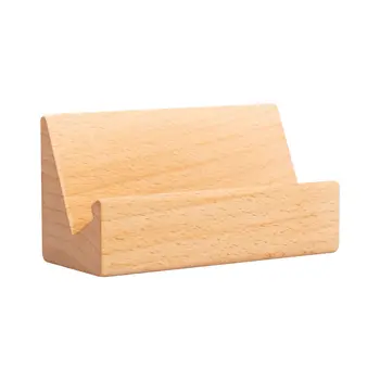 1PC supporto in legno base in legno per espositore per carte carte accessorio per giochi porta cartoline espositore da tavolo