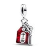 Hot Sale Red Series Heart Beating Maple leaves Flower Safety Charms Beads Fit Original 925 Sterling Silver Bracelet DIY Jewelry 4