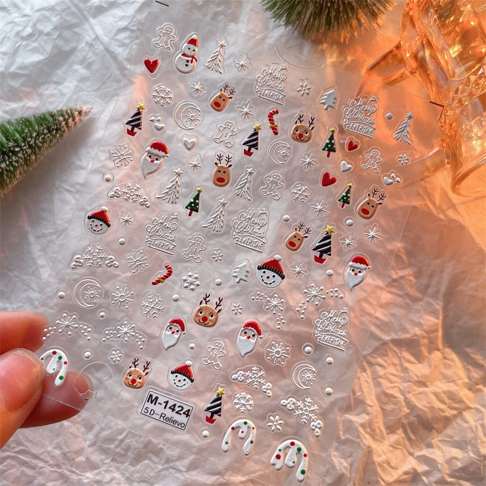 

Exquisite And Compact Christmas Stickers Easy To Paste Snowflake Stickers Waterproof And Durable Simple And Stylish Sticker