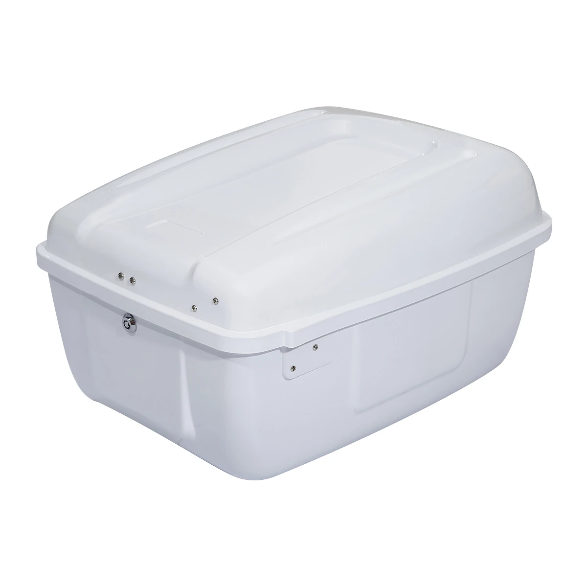 Rear Police Trunk For Harley Electra Glide FLHP FLHTP Trunk Top Box Motorcycle