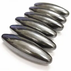 2PCS-10PCS/lot Y30 Oval Black Polishing Ferrite Magnet 60*18 mm Balls Permanent  Magnet 60 mm x 18 mm Buck