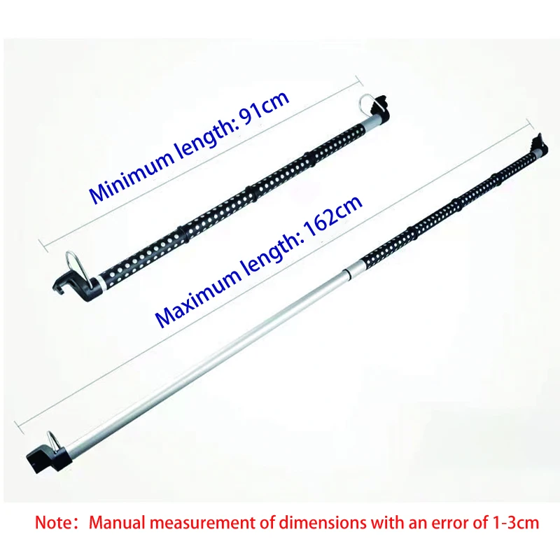 Car Coat Hanger Car Hook RV Car Hanger On-board Telescopic Clothes Drying Rod for Car Travel Luggage Self Driving Product Clothes Coats Bags Rack