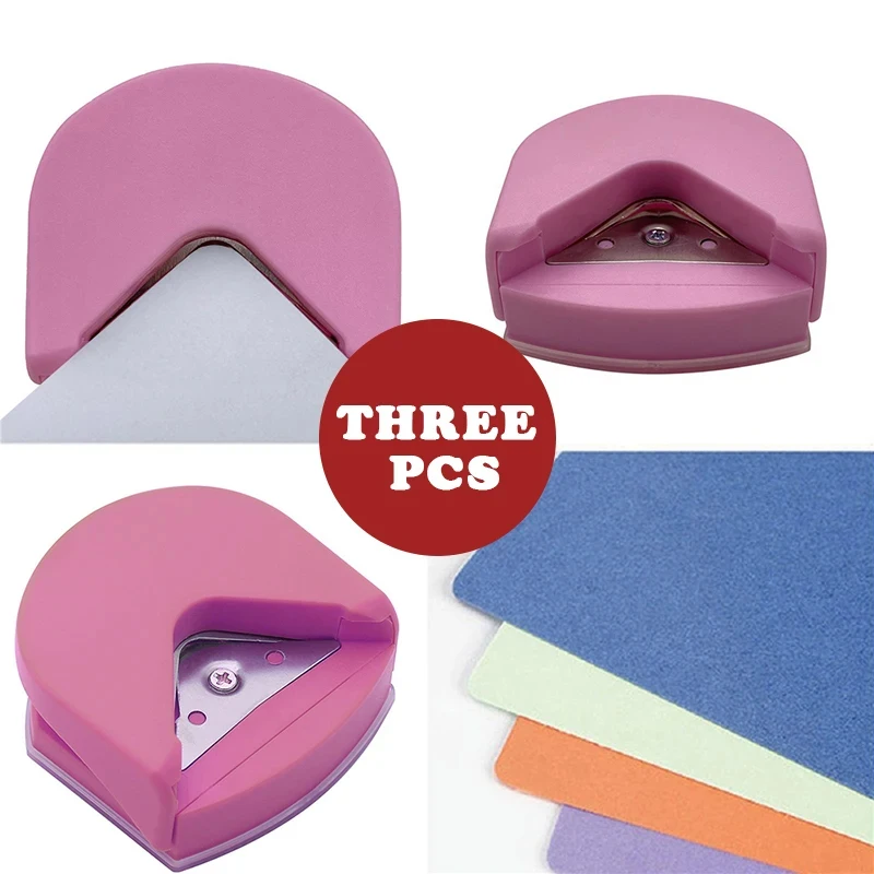 미니 휴대용 코너 라운더, 종이 펀치 카드, 사진 커터, DIY 공예 스크랩북 도구 메이커, 기계 종이 트리머, 3 개