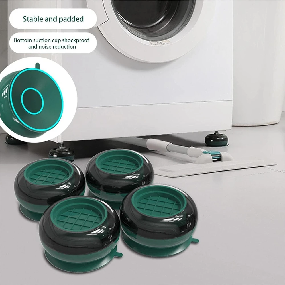 Washing Machine Anti Vibration Pads Furniture Rubber Foot Mats Non-slip Silent Refrigerator Support Dampers Stand Pads 1/4Pcs