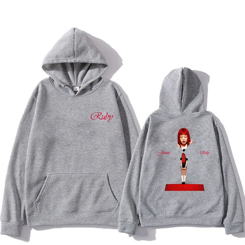 トップス BLACKPINK Jennie Ruby Album Hoodie Ruby Album Hoodie – Jennie