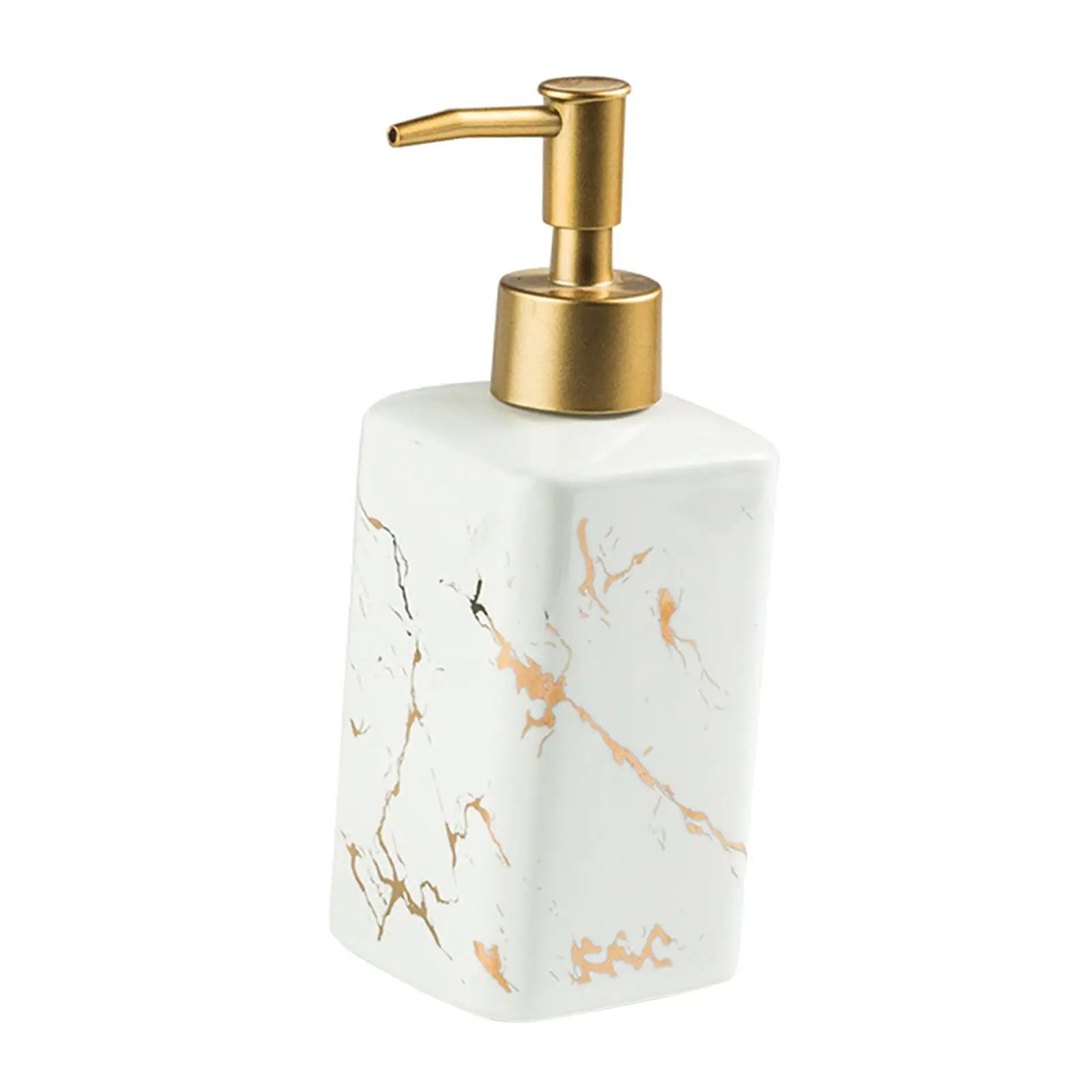 Ceramic Soap Dispenser Pump Refillable Container Decorative Liquid Soap Lotion