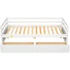 Twin Daybed with 2 Storage Drawers, Wooden Twin Size Daybed Frame, Dual-Use Daybed Sofa Kids Bed for Living Room,Children Room 6