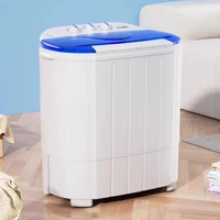 Dortoir ménage machine à laver petite séchage rapide double seau élément double usage sous-vêtements pour bébé mini machine à laver 1