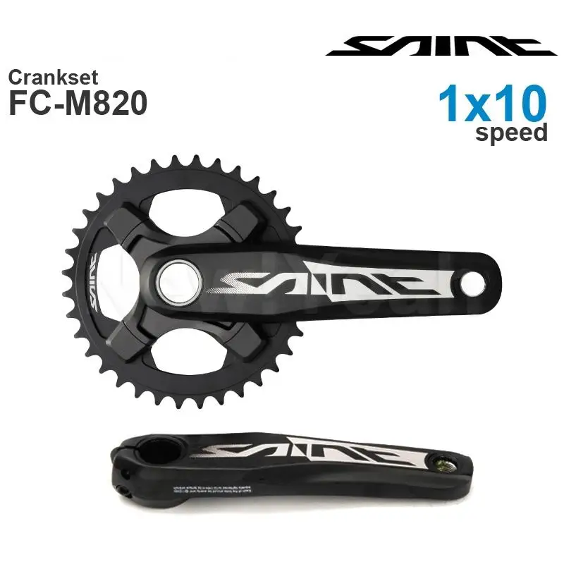 SHIMANO SAINT FC-M820 クランクセット Amazon | SHIMANO FC-M820 Saint 10 Speed Crank set (165-mm、36T 68