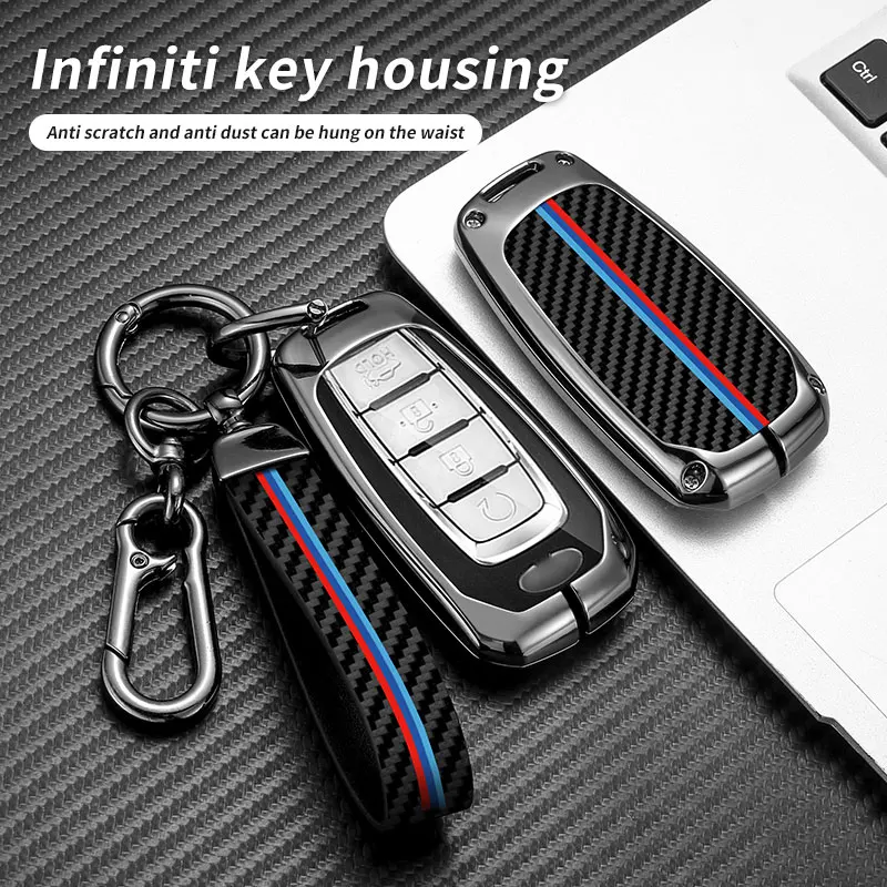 

Car Remote Key Case Cover Shell For Infiniti Q50 Q60 Q70 QX50 QX60 QX70 G25 FX JX35 FX25 FX35 EX35 FX37 Keychain Accessories
