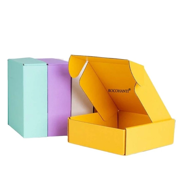 10x LOGO personalizzato spedizione vuota consegna scatola di cartone scatole  di carta di cartone ondulato per vestiti cosmetici imballaggio di  spedizione di scarpe - AliExpress