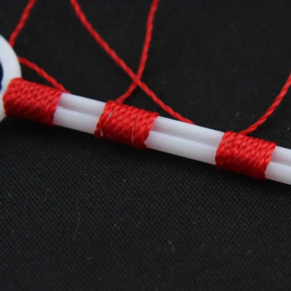 50pcs Plastic Cotton Thread Bobber Looper Cotton Thread 3Colors Fishing Bobber Float String Rope Buoy Fishing Float