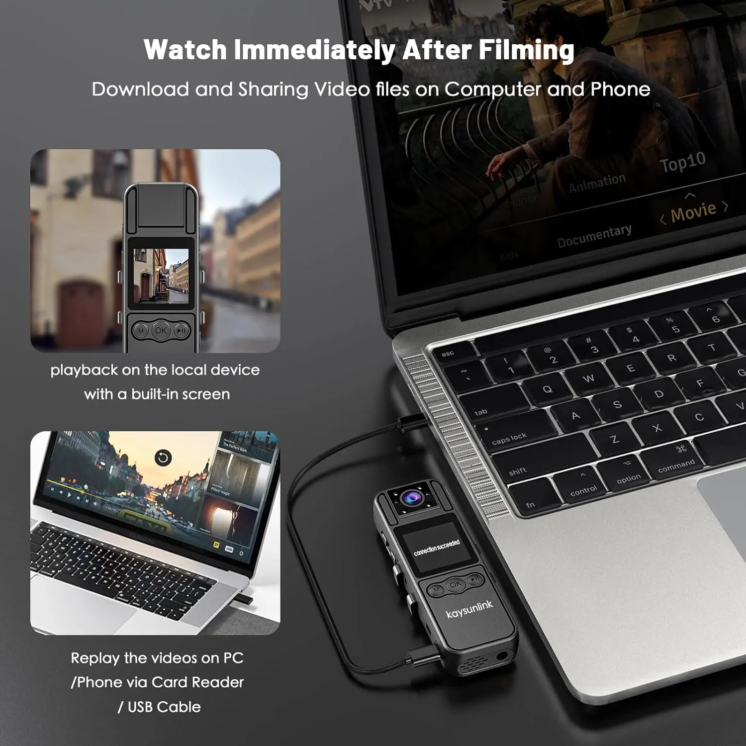 【Upgraded】1.4&rdquo; Screen Body Camera Pro with Audio and Auto Video Night Vision 1080P FHD Mini Police Wearable Body Worn Cam Portab