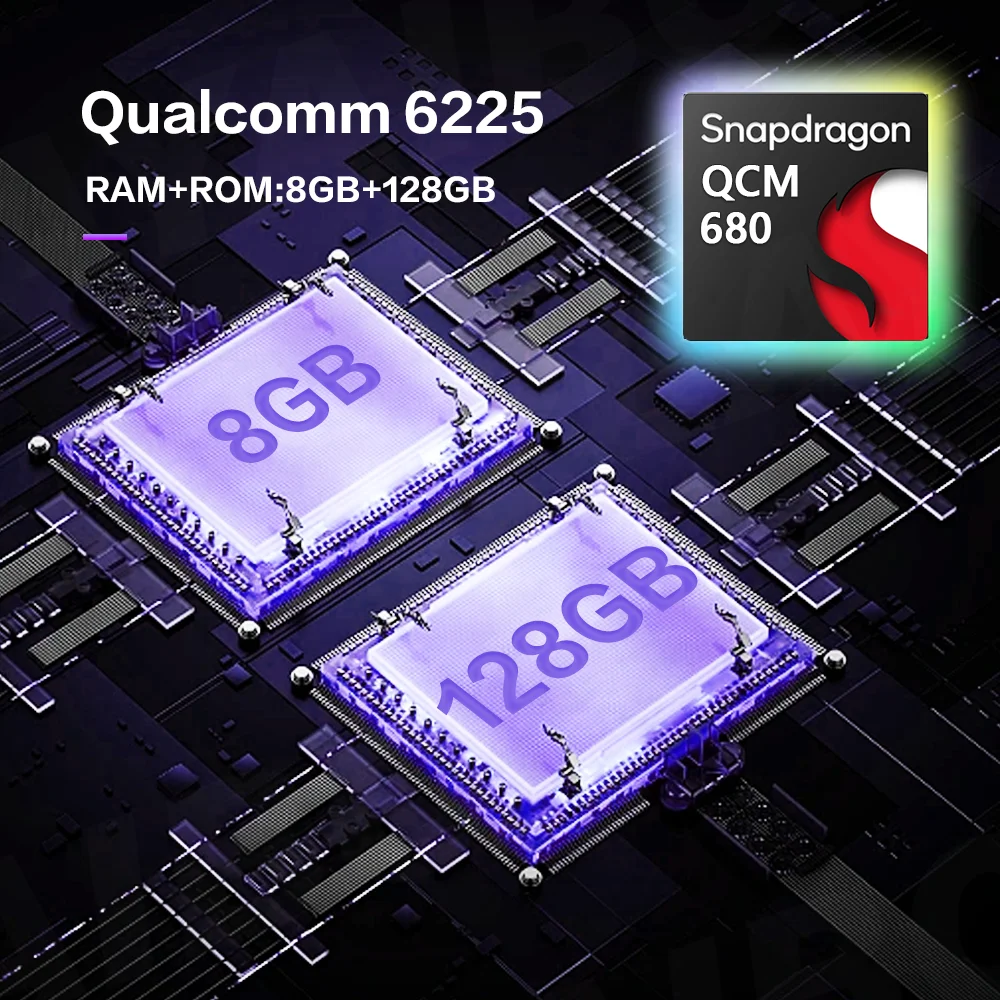 Tripodpie ī÷ Ai ڽ, ȵ̵ 13 ý,  ī÷ , ȵ̵  QCM6225,    ƿ  MG, 8GB + 128GB