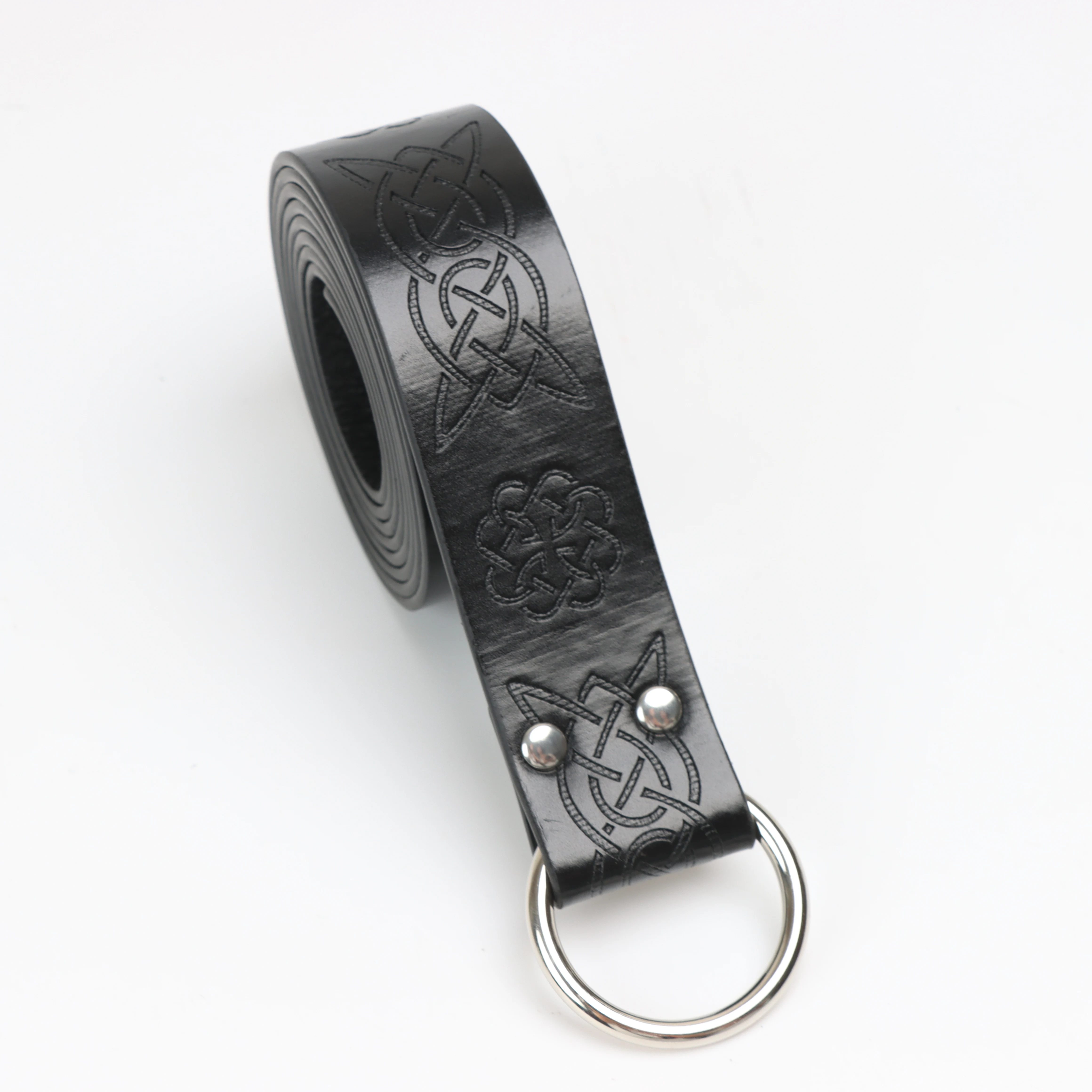 Medieval Viking Leather Wristbands Men's Cuff Wristbands Embossed Belt Vintage Pouch Cosplay Costume Accessories