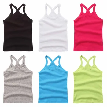 Girls Cotton Tank Top 1