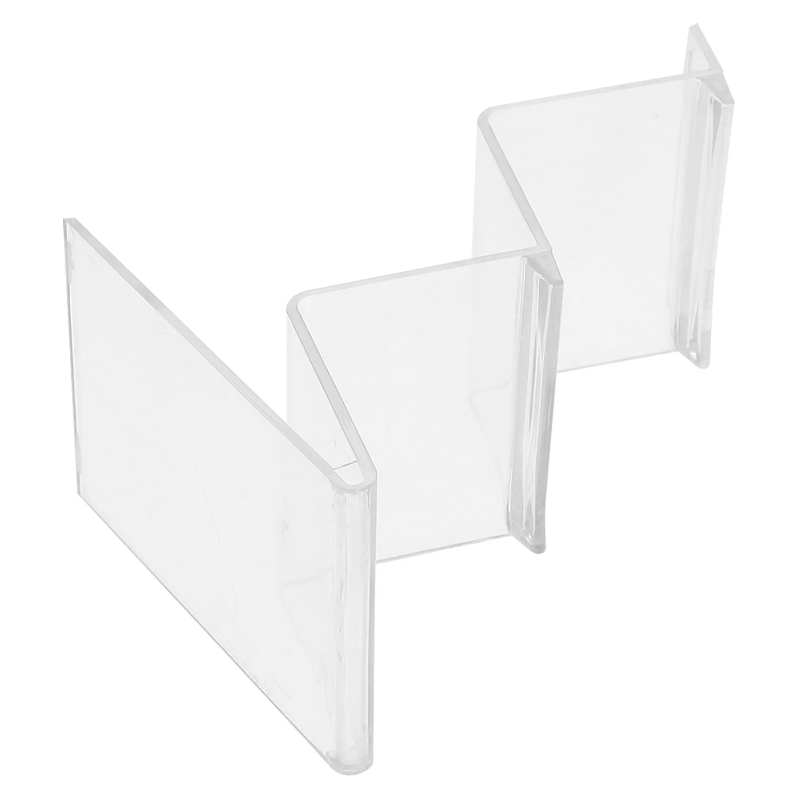 투명 아크릴 스타일 지갑 진열대 다층형 핸드백 홀더 스탠드 (쇼핑몰, 슈퍼마켓, 향수 정리대, 클러치 진열용)