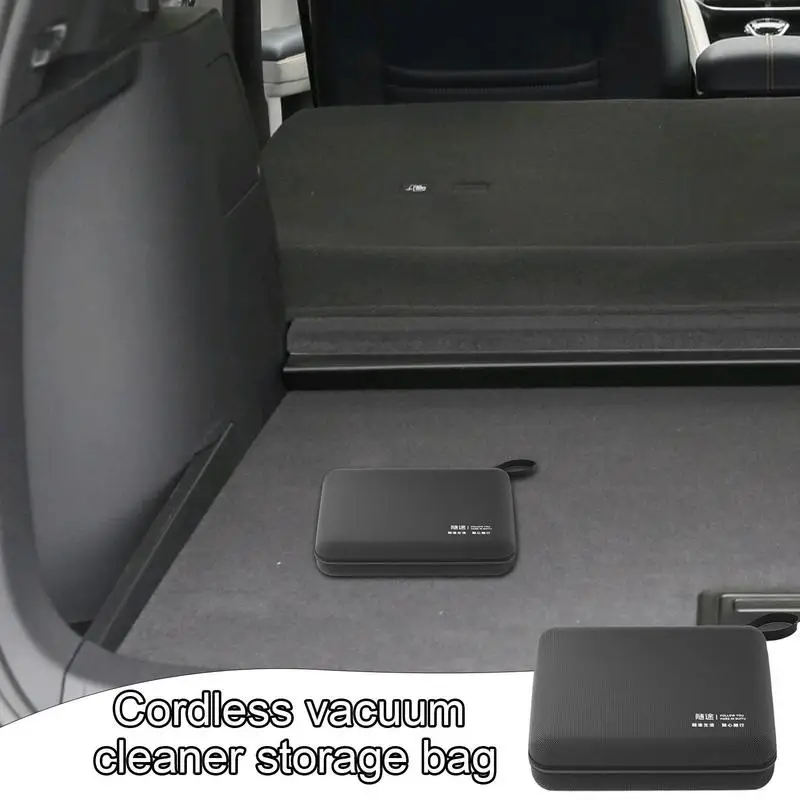 Sac De Rangement Rigide Pour Aspirateur De Voiture – Étui De Transport Noir 23x17x7 Cm, Organisateur Portable
