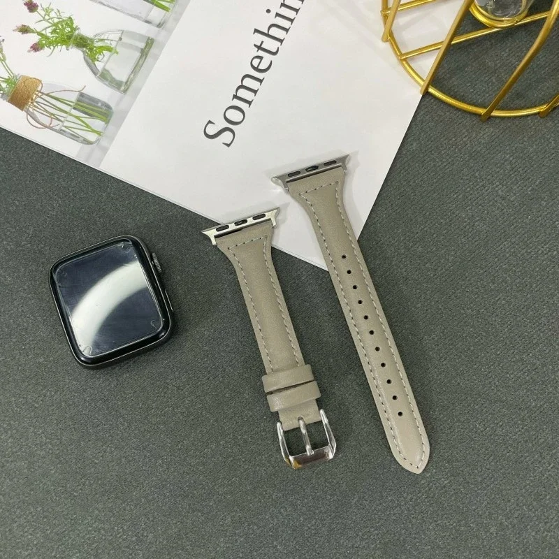 Elegant Leather Slim Strap - Women's Bracelet