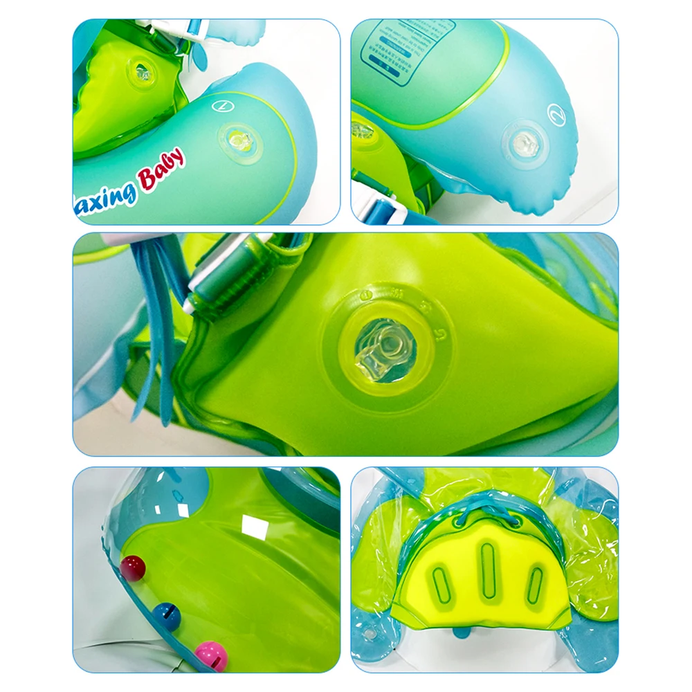 New Upgrades Cute Baby Swimming Float Inflatable Floating Kids Swim Ring Circle Bathing Summer Toys Trainer Float 6