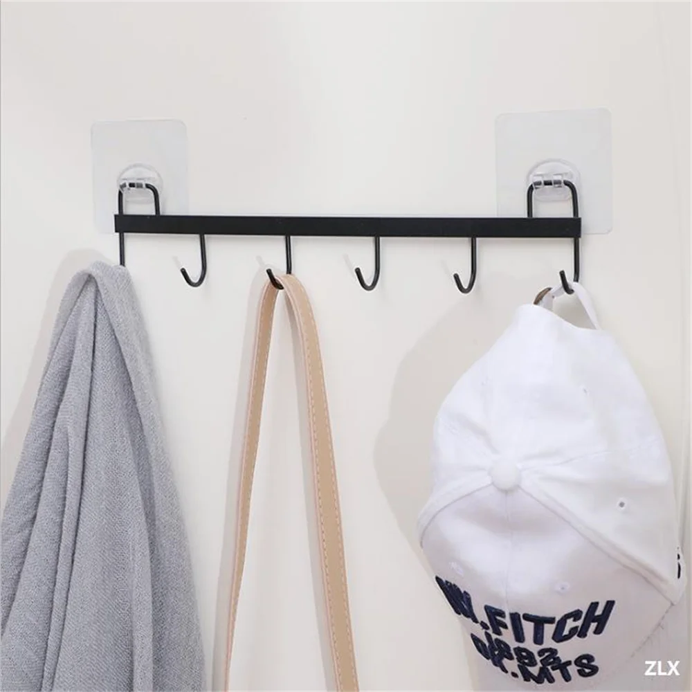 

Stainless Steel Wall Hook Bathroom Over Door Clothes Rack Home Storage Tool Handbag Organizer Hanger Kitchen Supplies Rag Rack