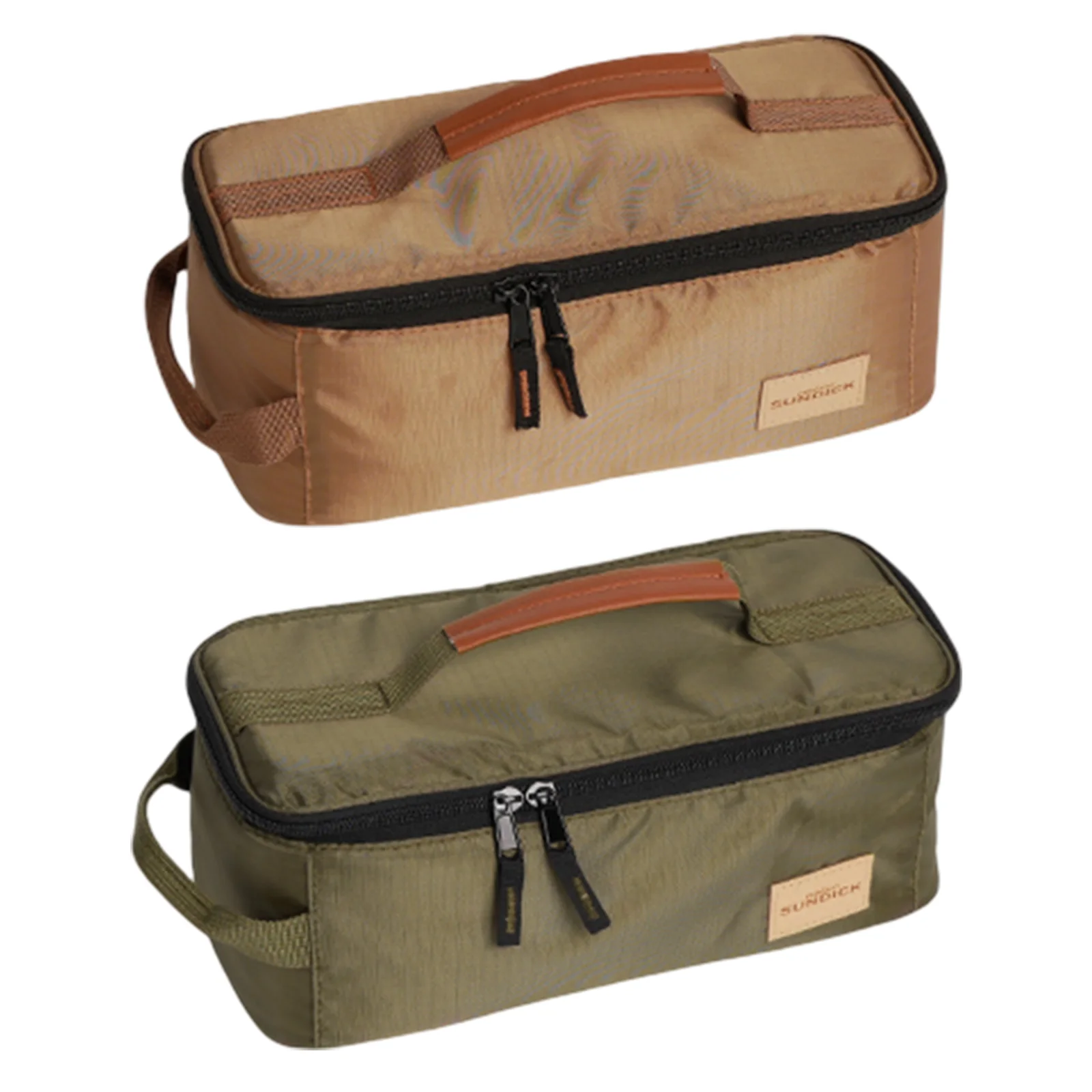 Camping Storage Bag SUNDICK Camping Bag Cutlery Pouch Large Capacity Portable Tableware Handbag for Outdoor Picnic Carring Storage Bag Travel Supply