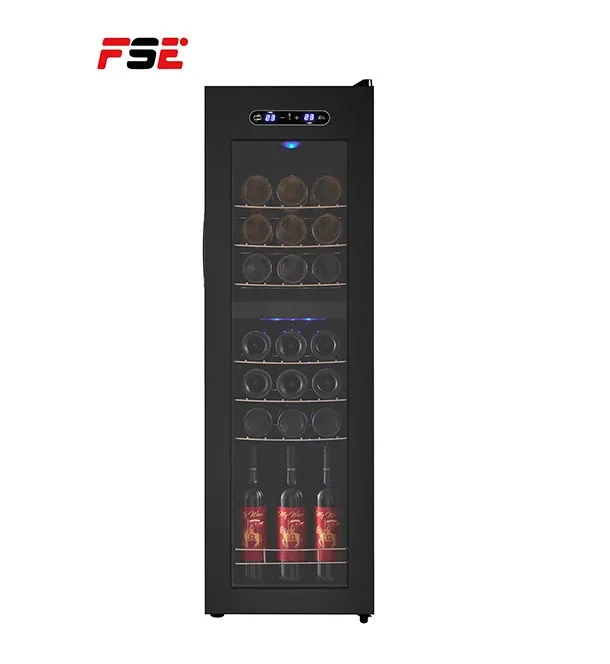 Wine Cooler Dual Zone 80L Wine and Beverage Cooler and Beer Fridge