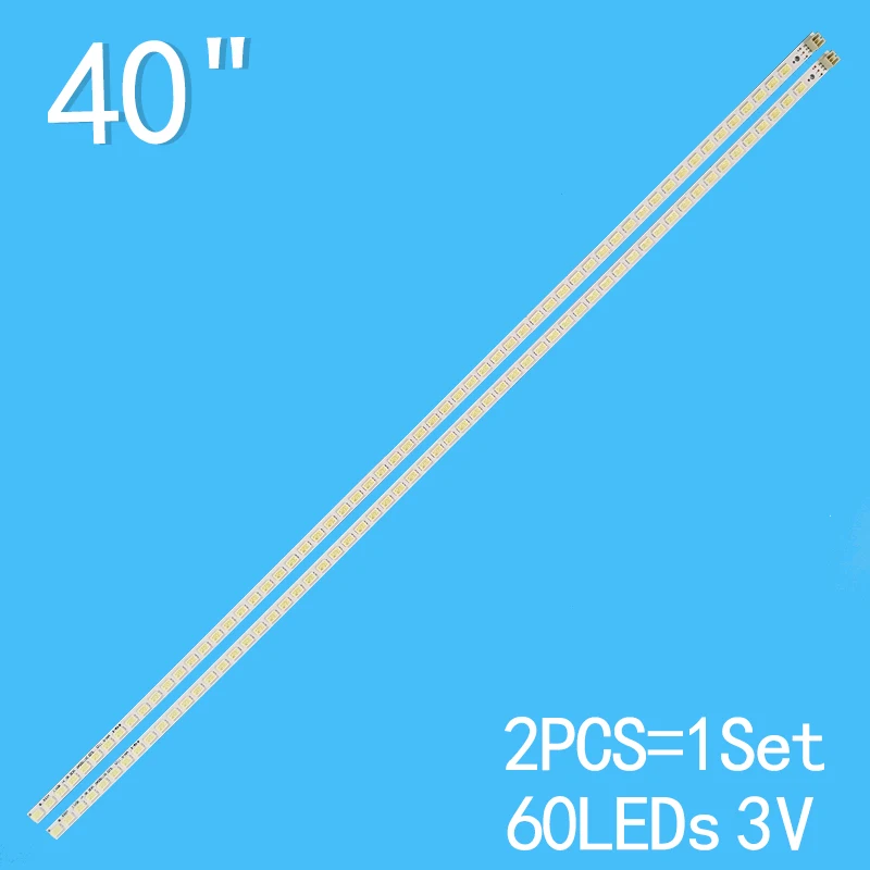 

60 lamp LED backlight strip FOR TCL 40 inch L40U4000A L40U1010A 40HL150C TCL L40F3200B L40P7200-3D L40E5200BE L40F3320B