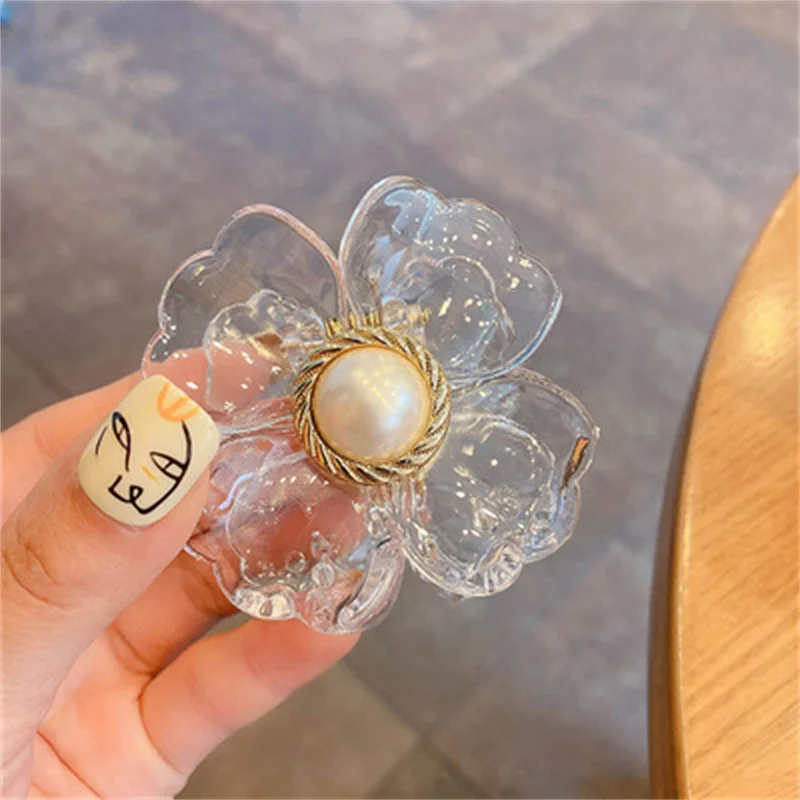 2022 New Claw Clip for Women Tough Colorful Plastic Hair Claw Large Size Hair Clamps Claw Clip Crab Chic Hair Accessories Gift