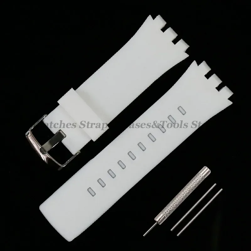 Durable Silicone Sports Watch Strap - 22mm Rubber Band