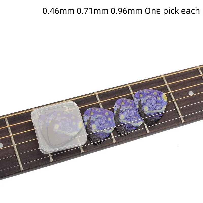 

Brand New Guitar Picks Accessories Smooth Ukulee 0.46/0.71/0.96mm For Acoustic 3Pcs Bass Celluloid Electric Guitar