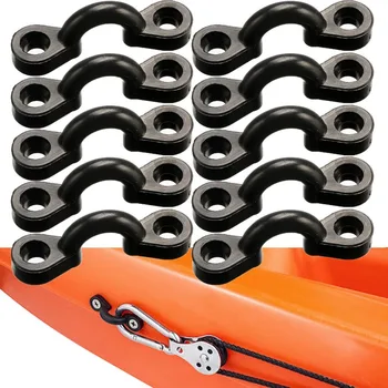 Un Set Clip per kayak Gommone Pesce Strumento per canottaggio Barche marine Sport acquatici Kit di sartiame per ponte da surf Accessori per corda elastica