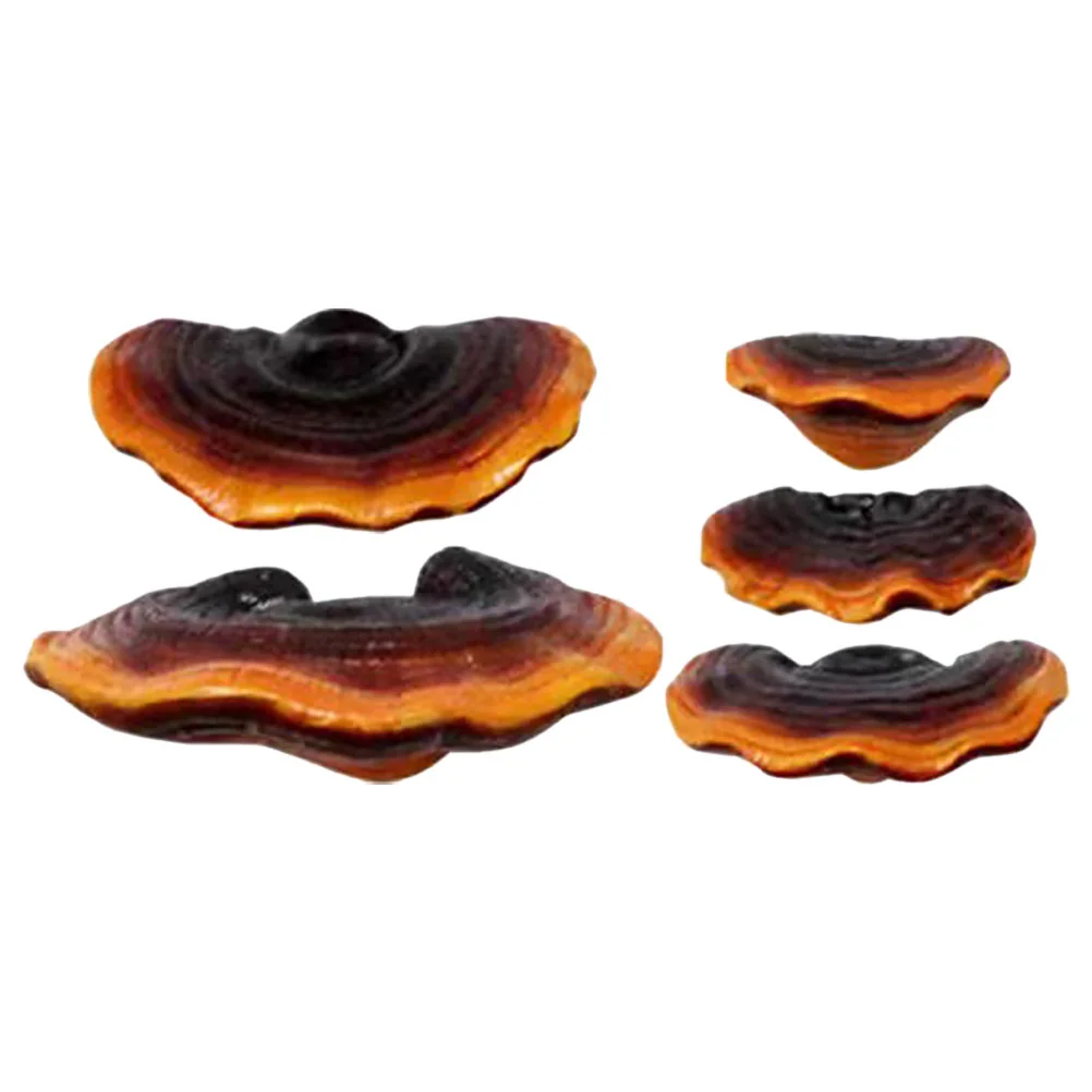 

Resin Statue Mushroom Decorations Mini Miniature Bonsai Small Micro Statues