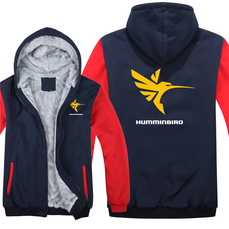 Humminbird Hoodies Men Cool Fashion Thicken Sweatshirts Pullover 2