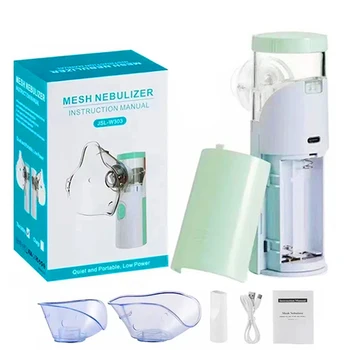 Mini nebulizador médico portátil, inalador portátil de asma mudo para adultos e crianças, atomizadores ultrassônicos 1