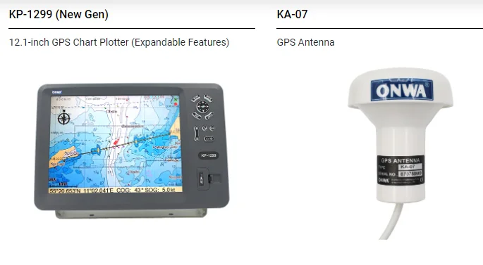ONWA KP-1299 12.1-inch GPS Chart Plotter (Expandable Features) GPS Chart Plotter