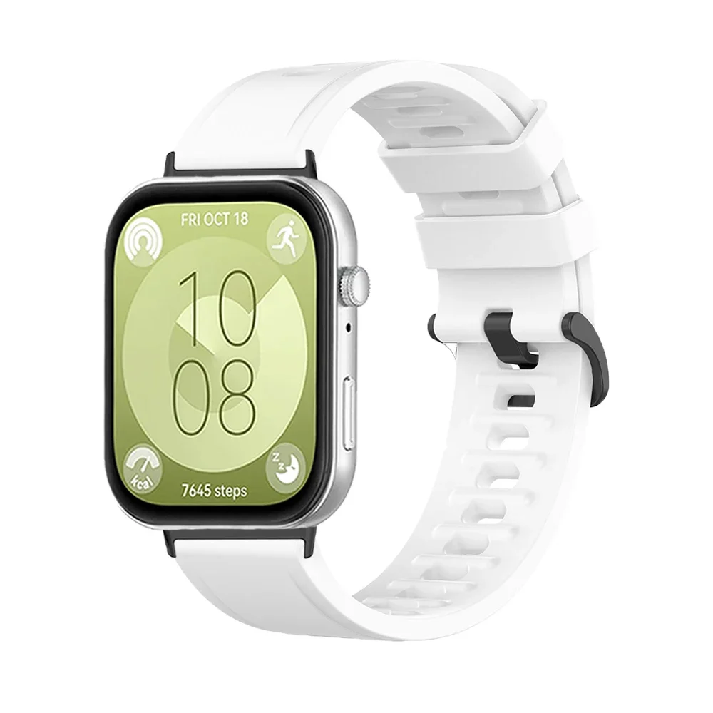 Silicone Sports Bracelet Replacement Watchband - Comfortable Wristband Accessory
