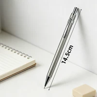 4PCS Metal Mechanical Pencils with 1 Box 0.5mm Lead Refills Set Fine Point for Drafting Writing School Office Stationery 5