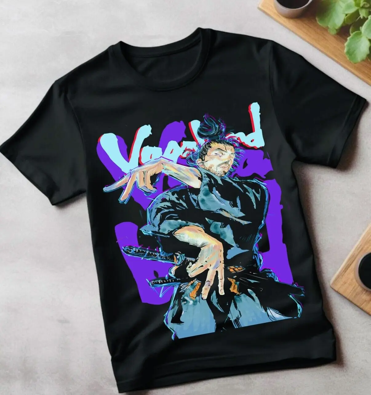 

Musashi Miyamoto Vagabond T-Shirt Samurai Retro Vintage Matahachi Honiden