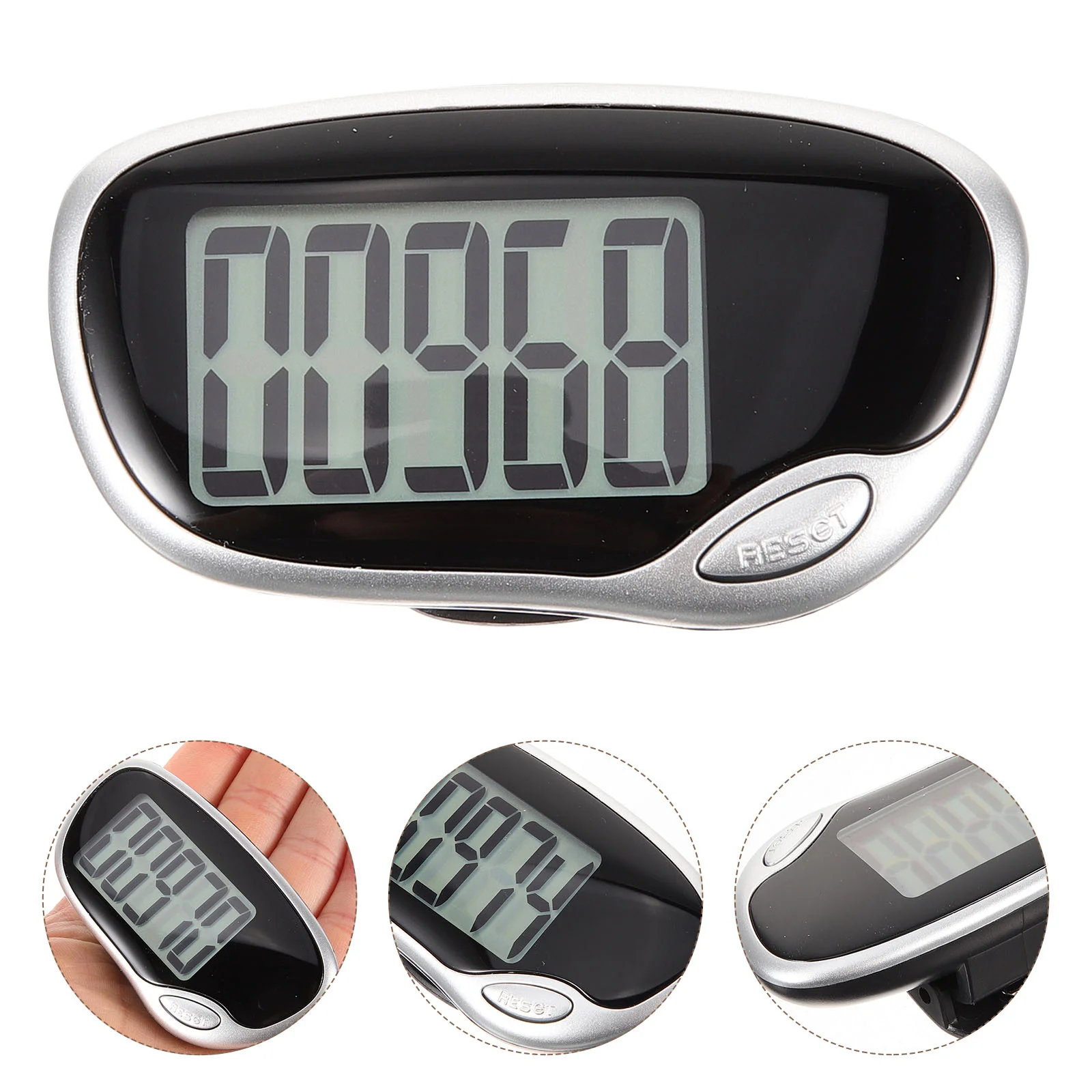 Large Screen Pedometer Creative Walking Counter Portable Fitness Monitor Running Professional Passometer