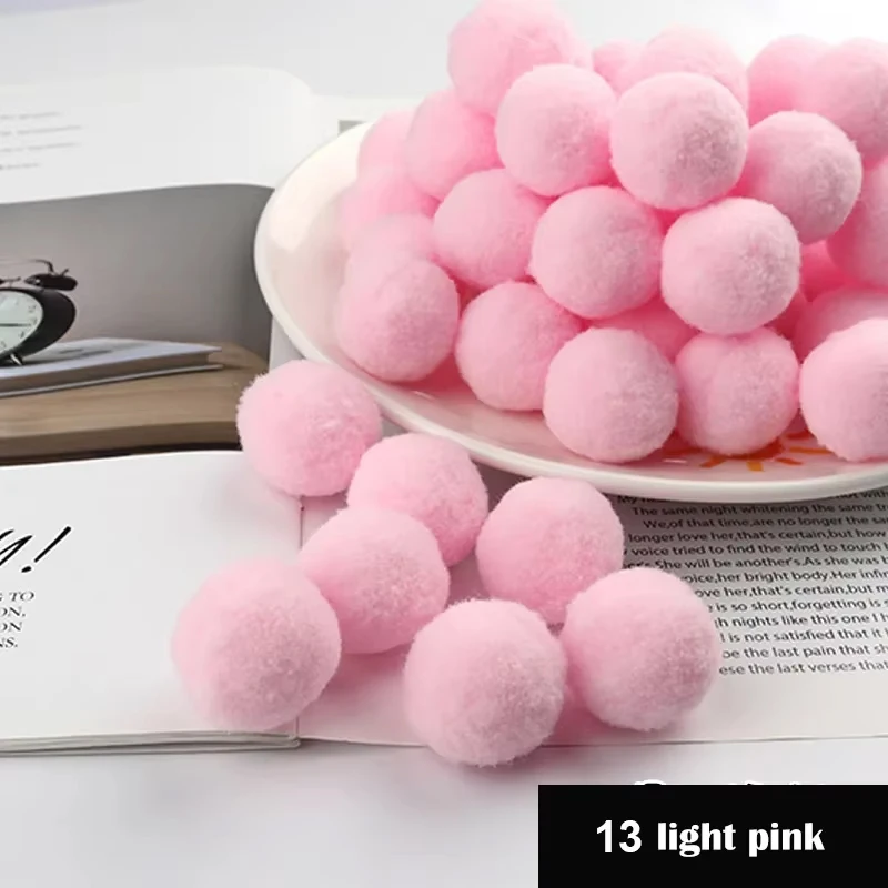 Mini Fluffy Soft Pom Poms for DIY Crafts and Home Decor
