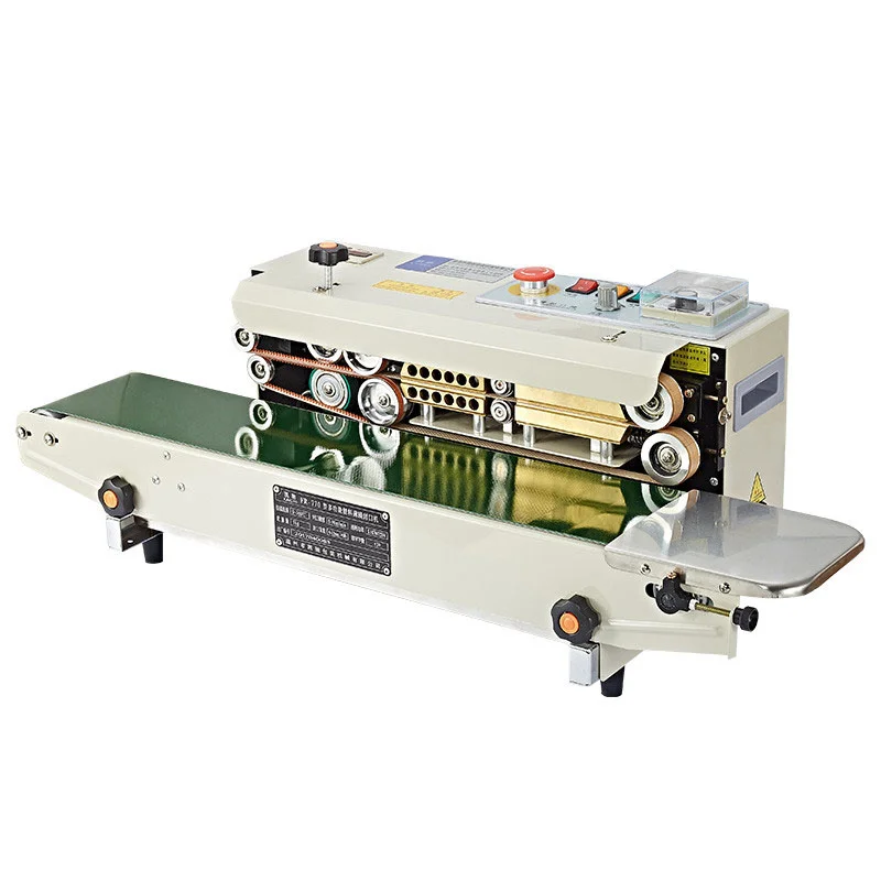 

FR-1500 sealing machine automatic continuous sealing machine aluminum foil bag film bags sealer aluminous foils band sealer