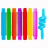 8Pack Large Pop Tubes Fidget Toys Sensory Toy for Stress Anxiety Relief for Children Adults Learning Toys Toddlers Stretch Tube 1