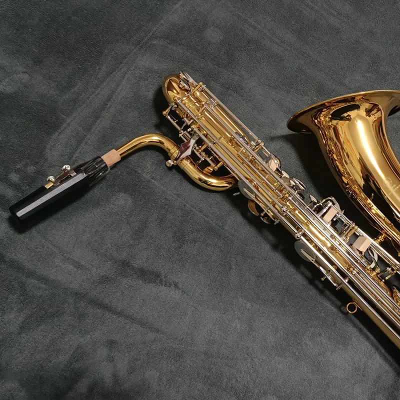High Quality Baritone Saxophone E Flat Brass Plated Professional Woodwind Instrument With Case Sax Accessories