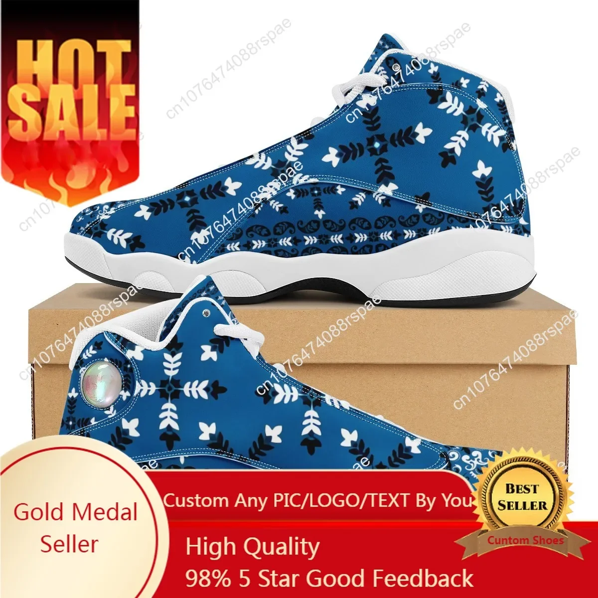Men's Basketball Shoes Breathable Cushioning Non-Slip Wearable Sports Shoes Gym Training Athletic Bandana Sneakers
