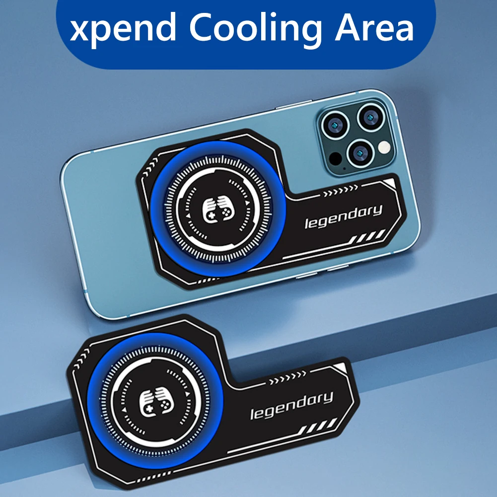 Mobile Phone Cooling Plate Heat Sink Expend Gaming Radiator Stickers for PUBG Phone Cooler