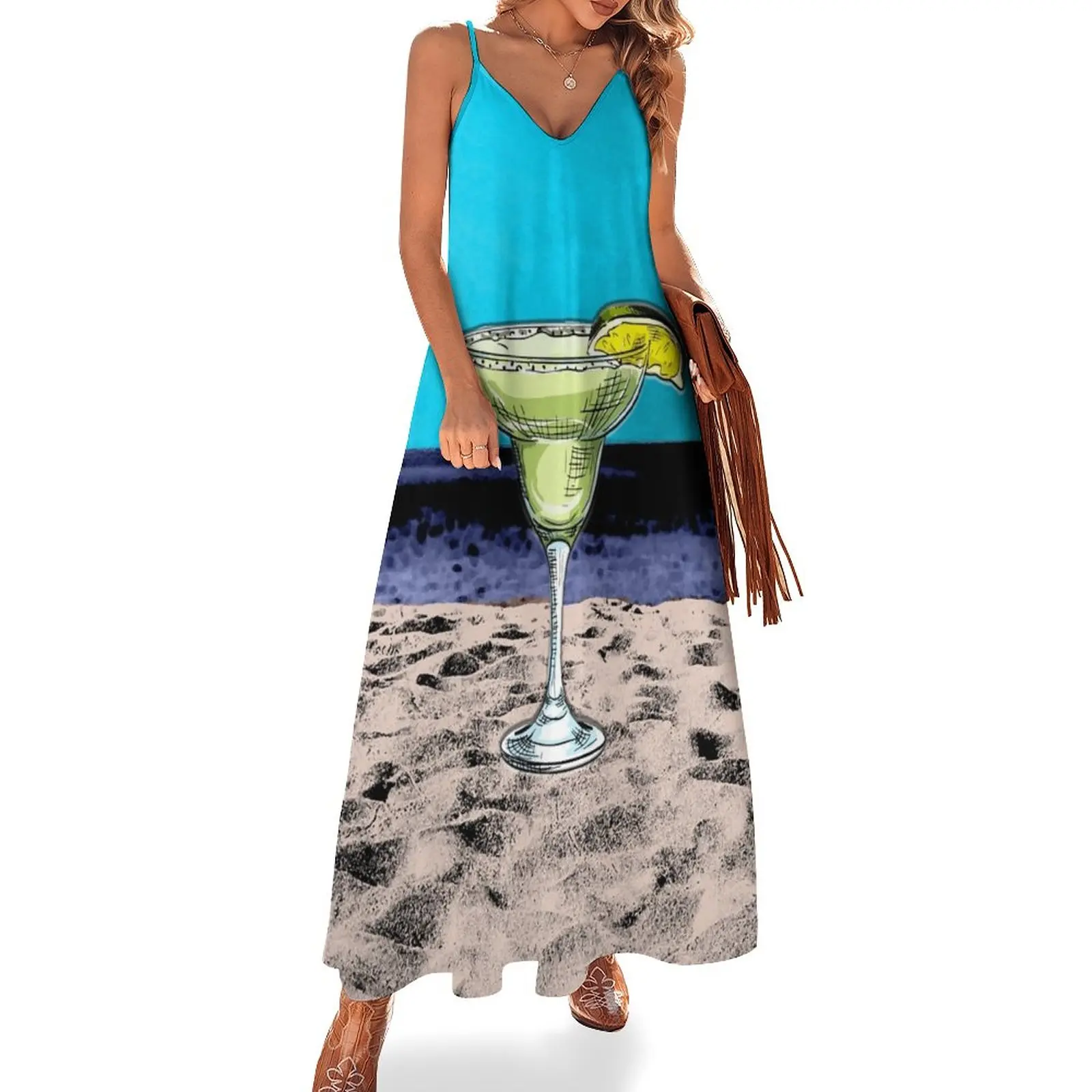 

Margarita Sleeveless Dress summer dress Women's evening dress cocktail dresses