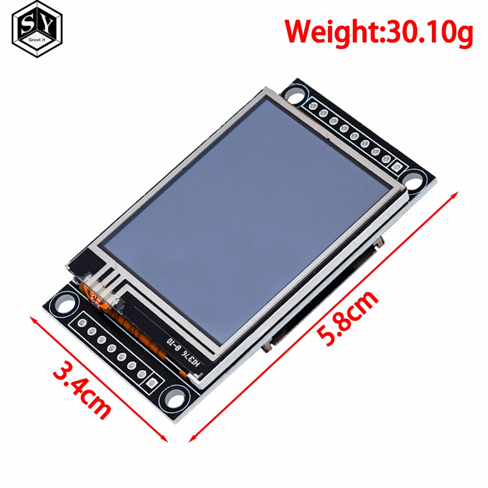 1.8 Inch TFT LCD Module LCD Screen Module With Touch SPI Serial 51 Driver 4 IO ST7735S Driver TFT Resolution 128*160 For Arduino